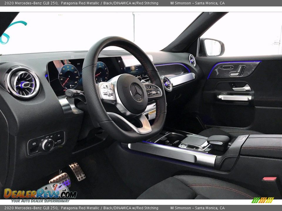 2020 Mercedes-Benz GLB 250 Patagonia Red Metallic / Black/DINAMICA w/Red Stitching Photo #4