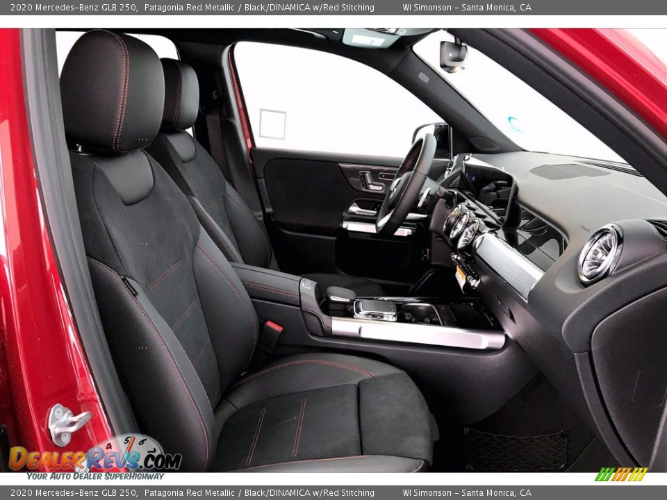 2020 Mercedes-Benz GLB 250 Patagonia Red Metallic / Black/DINAMICA w/Red Stitching Photo #5