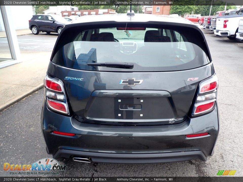 2020 Chevrolet Sonic LT Hatchback Nightfall Gray Metallic / Jet Black Photo #5