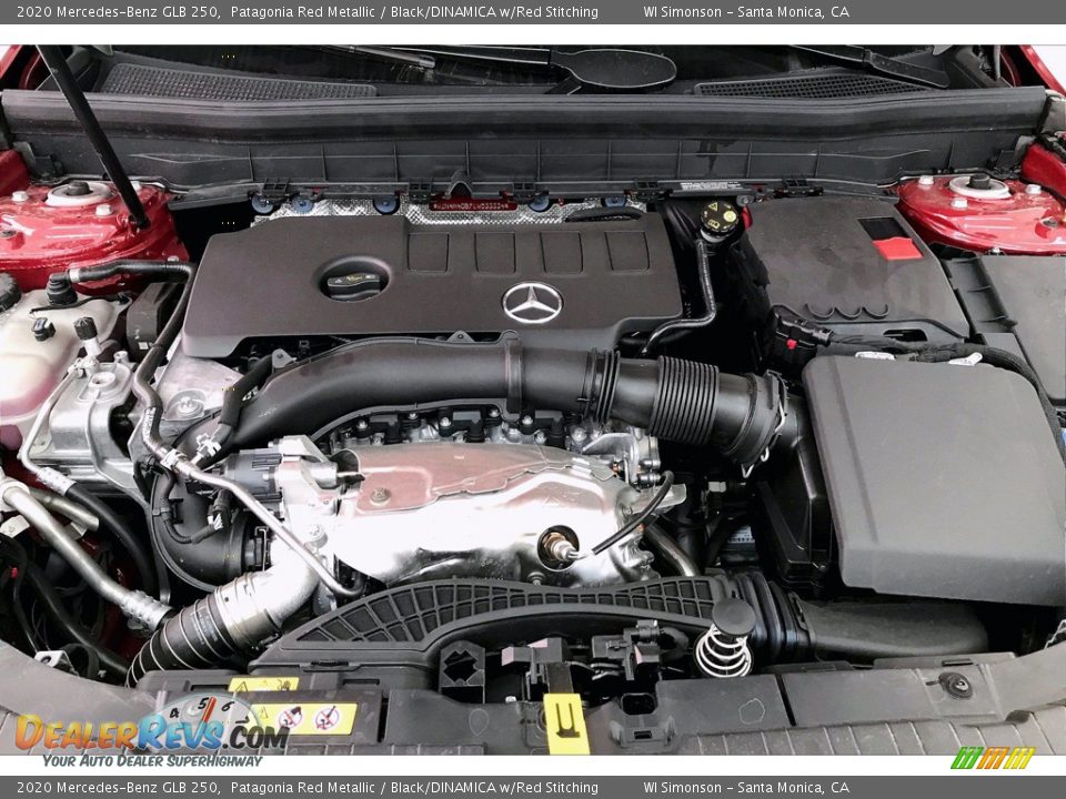 2020 Mercedes-Benz GLB 250 Patagonia Red Metallic / Black/DINAMICA w/Red Stitching Photo #8