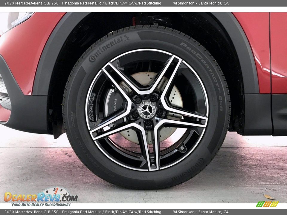 2020 Mercedes-Benz GLB 250 Patagonia Red Metallic / Black/DINAMICA w/Red Stitching Photo #9