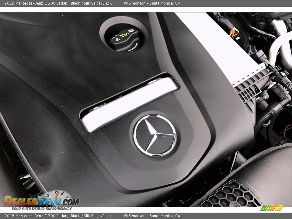 2018 Mercedes-Benz C 300 Sedan Black / Silk Beige/Black Photo #31
