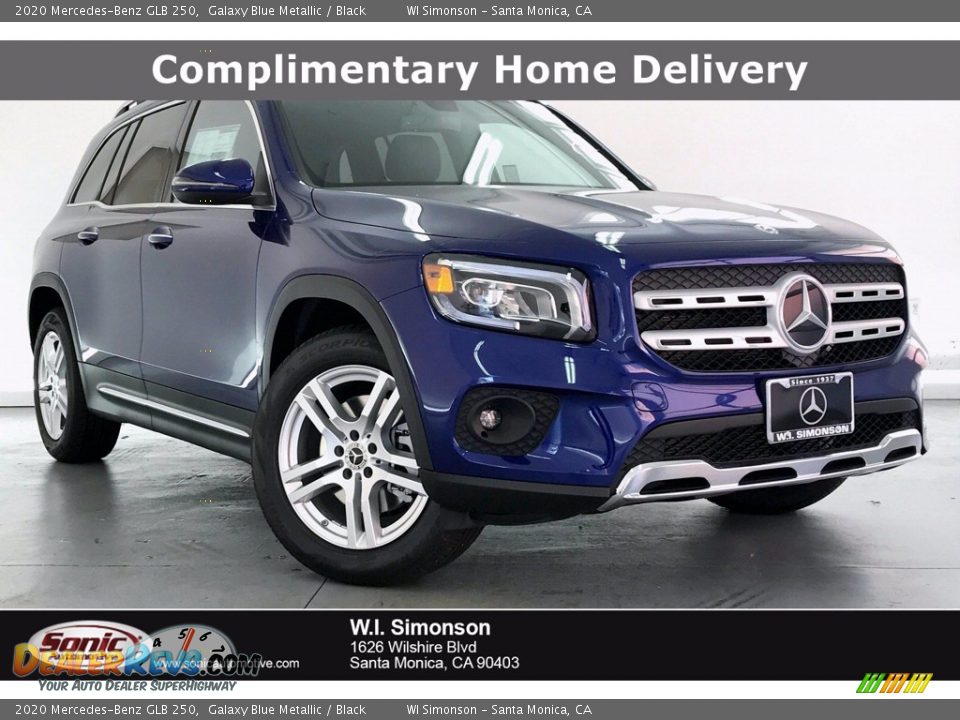 2020 Mercedes-Benz GLB 250 Galaxy Blue Metallic / Black Photo #1