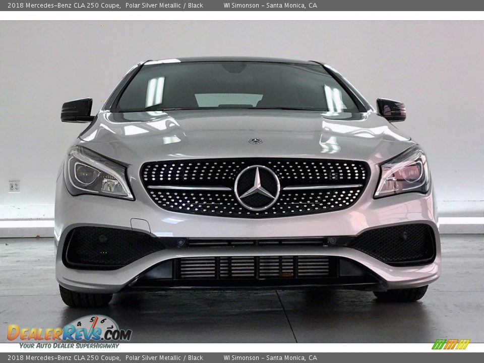 2018 Mercedes-Benz CLA 250 Coupe Polar Silver Metallic / Black Photo #2