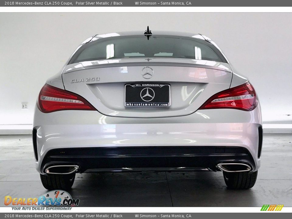 2018 Mercedes-Benz CLA 250 Coupe Polar Silver Metallic / Black Photo #3