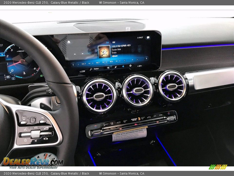 2020 Mercedes-Benz GLB 250 Galaxy Blue Metallic / Black Photo #6