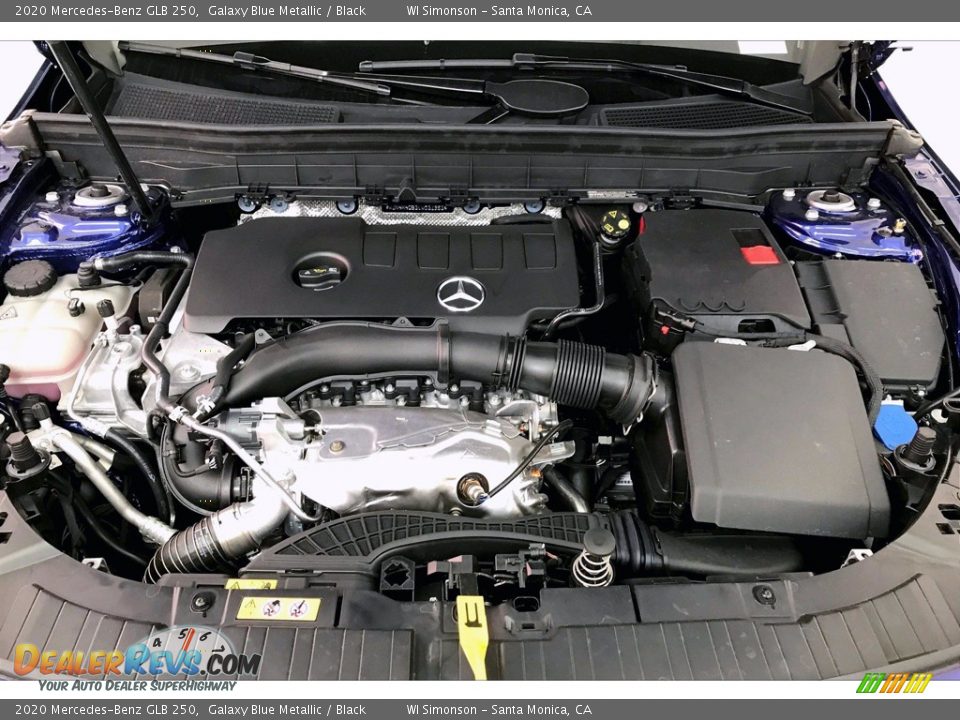 2020 Mercedes-Benz GLB 250 Galaxy Blue Metallic / Black Photo #8