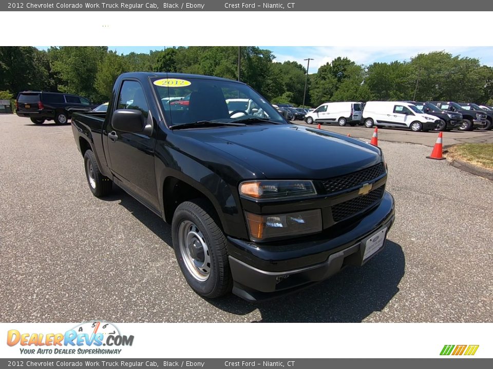 2012 Chevrolet Colorado Work Truck Regular Cab Black / Ebony Photo #1
