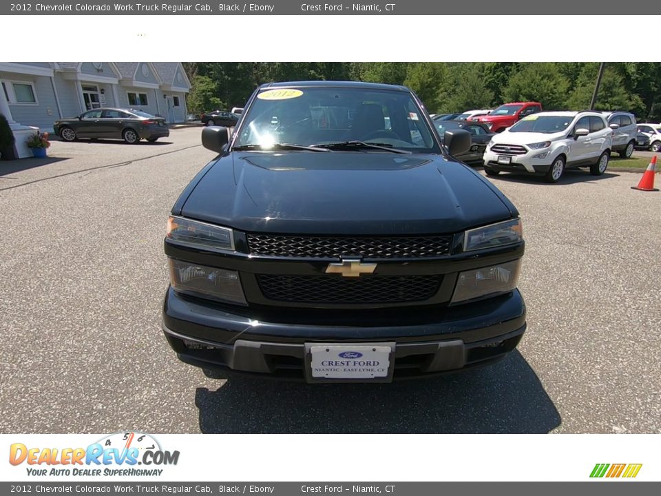 2012 Chevrolet Colorado Work Truck Regular Cab Black / Ebony Photo #2