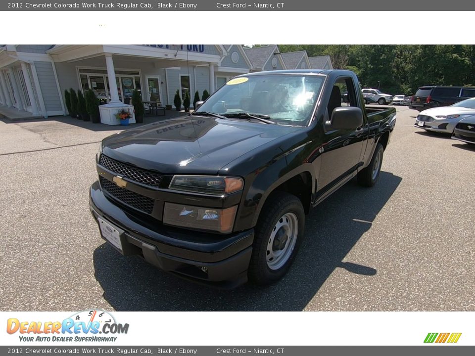 2012 Chevrolet Colorado Work Truck Regular Cab Black / Ebony Photo #3