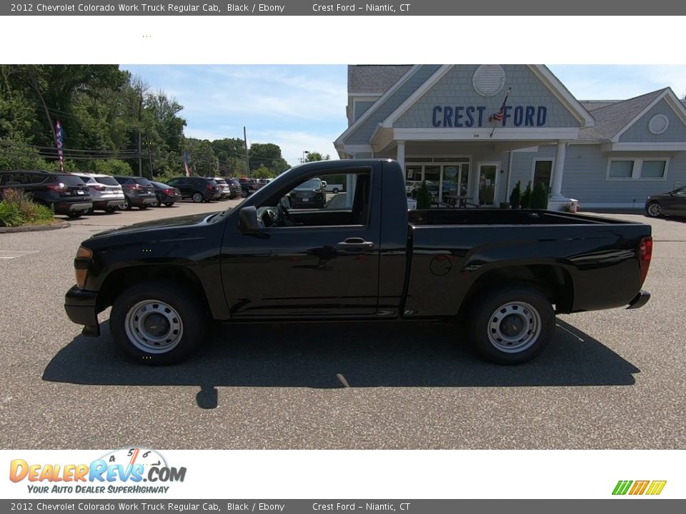 2012 Chevrolet Colorado Work Truck Regular Cab Black / Ebony Photo #4