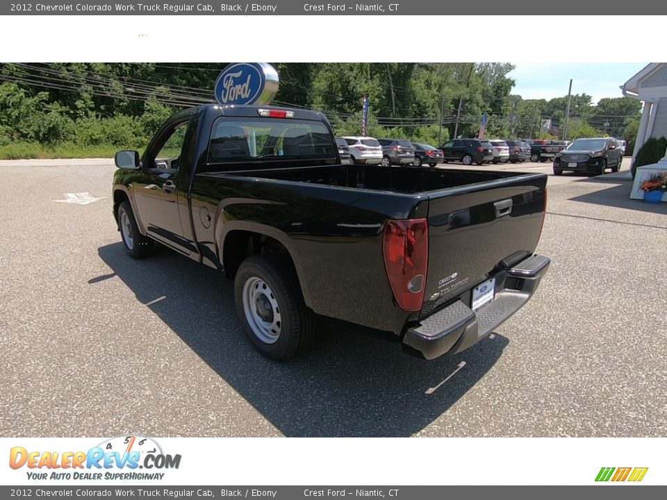 2012 Chevrolet Colorado Work Truck Regular Cab Black / Ebony Photo #5
