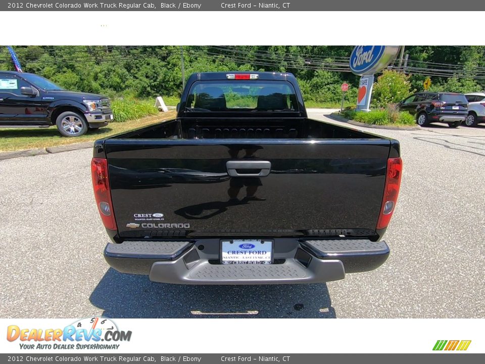 2012 Chevrolet Colorado Work Truck Regular Cab Black / Ebony Photo #6