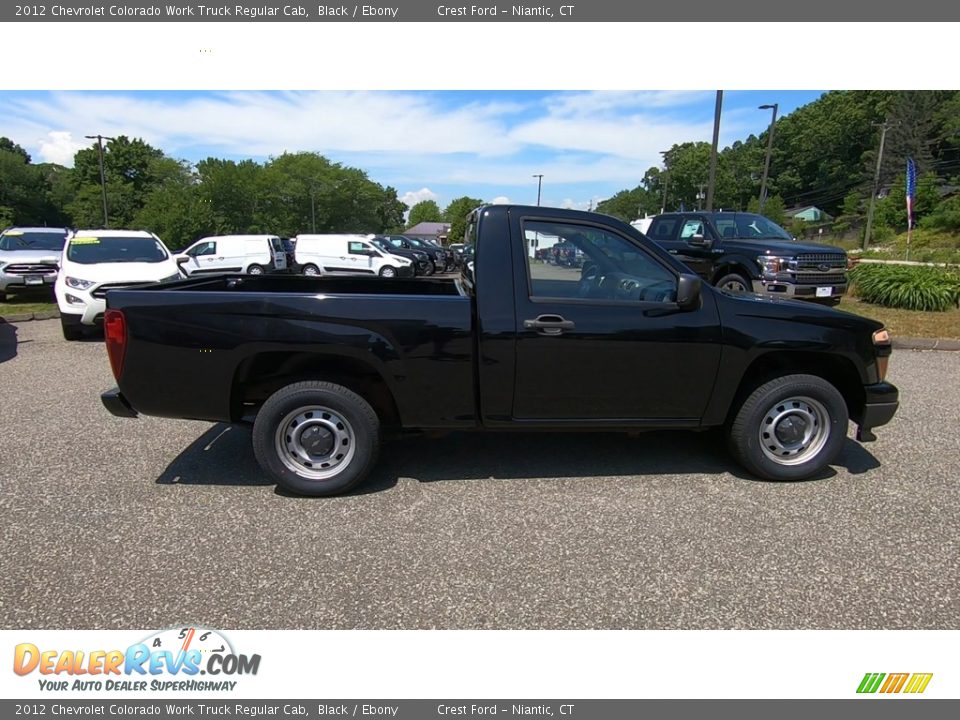 2012 Chevrolet Colorado Work Truck Regular Cab Black / Ebony Photo #8