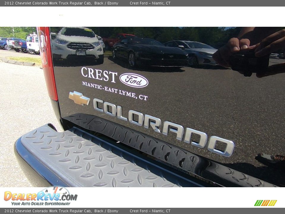 2012 Chevrolet Colorado Work Truck Regular Cab Black / Ebony Photo #9