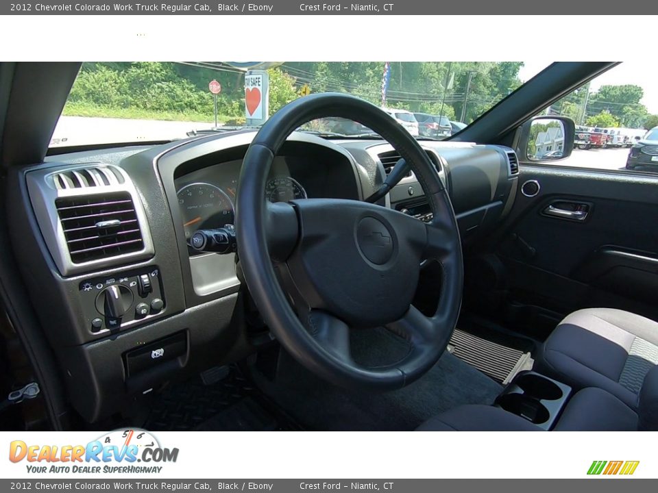 2012 Chevrolet Colorado Work Truck Regular Cab Black / Ebony Photo #10