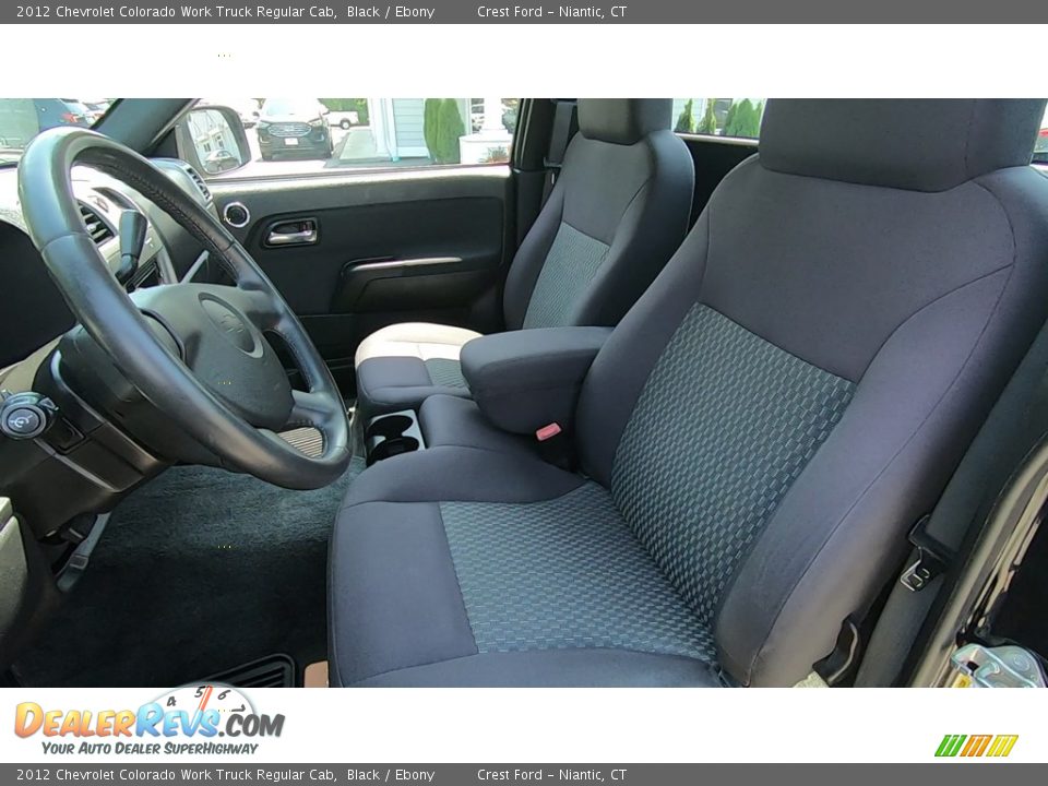 2012 Chevrolet Colorado Work Truck Regular Cab Black / Ebony Photo #11