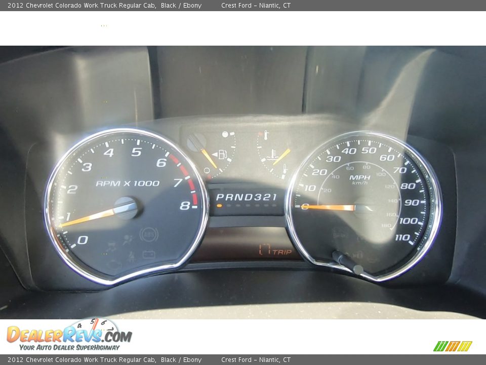 2012 Chevrolet Colorado Work Truck Regular Cab Black / Ebony Photo #13