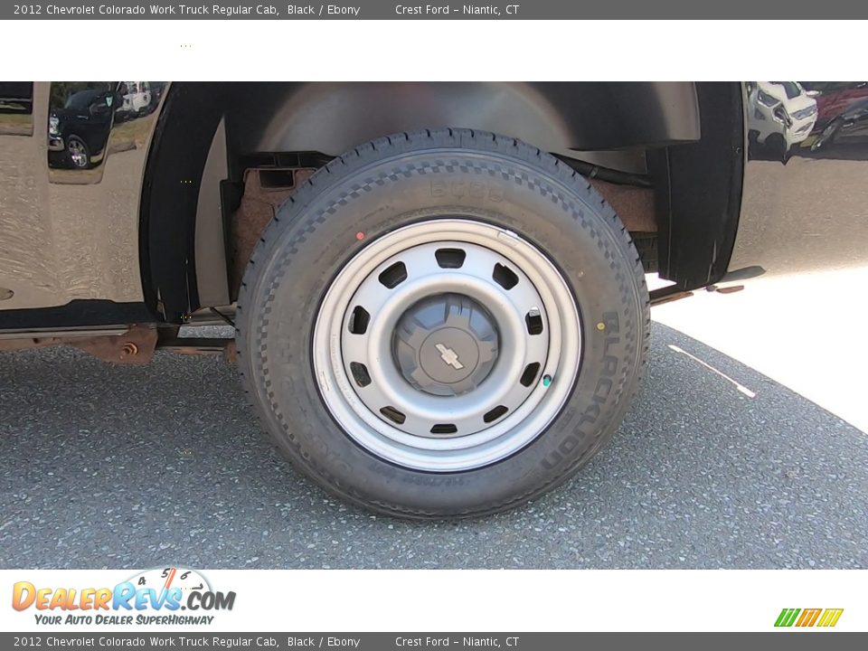 2012 Chevrolet Colorado Work Truck Regular Cab Black / Ebony Photo #16