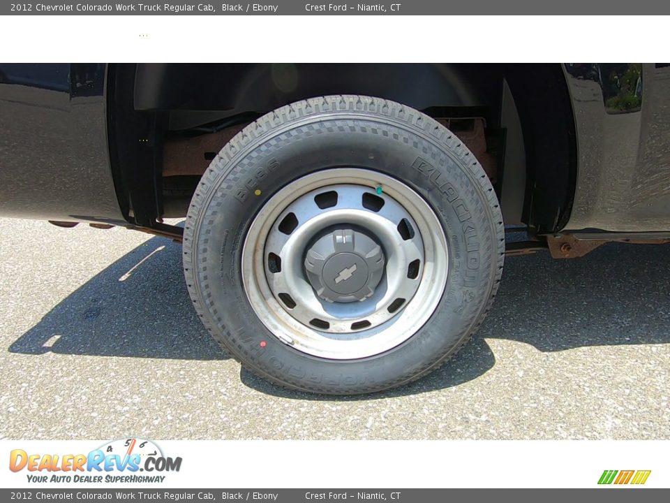 2012 Chevrolet Colorado Work Truck Regular Cab Black / Ebony Photo #18