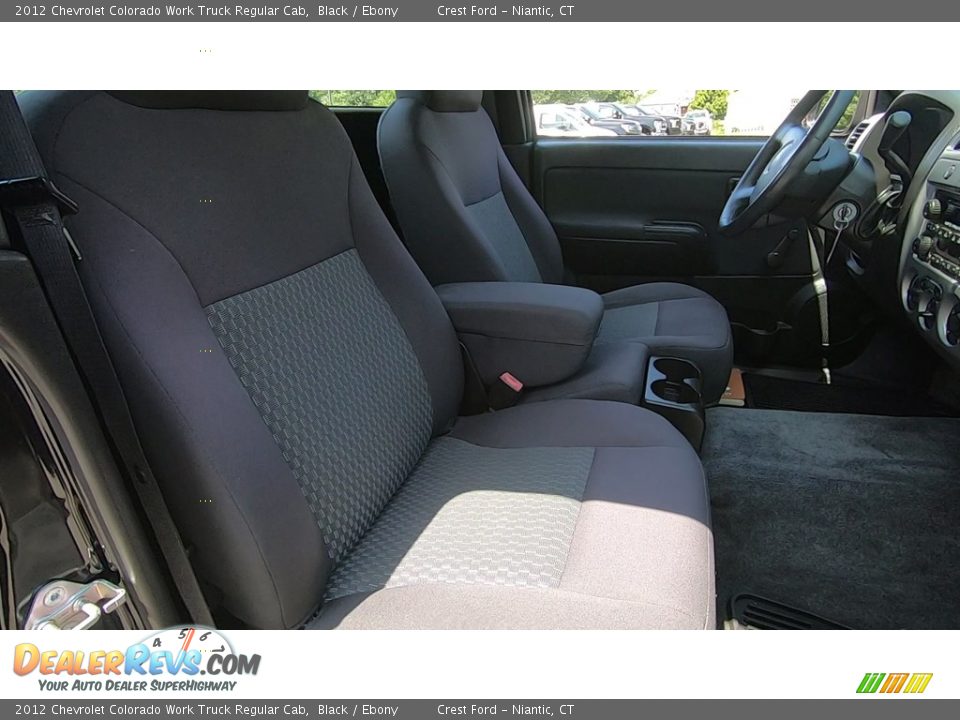 2012 Chevrolet Colorado Work Truck Regular Cab Black / Ebony Photo #19