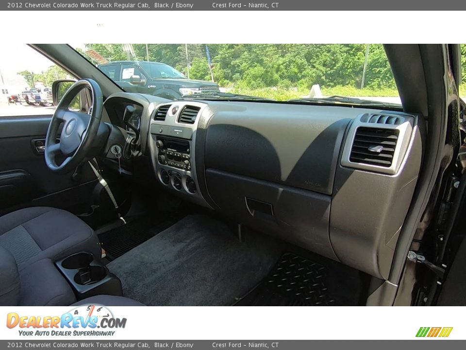 2012 Chevrolet Colorado Work Truck Regular Cab Black / Ebony Photo #20