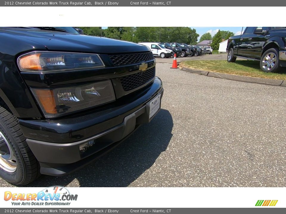 2012 Chevrolet Colorado Work Truck Regular Cab Black / Ebony Photo #22