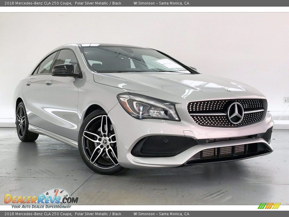 2018 Mercedes-Benz CLA 250 Coupe Polar Silver Metallic / Black Photo #34