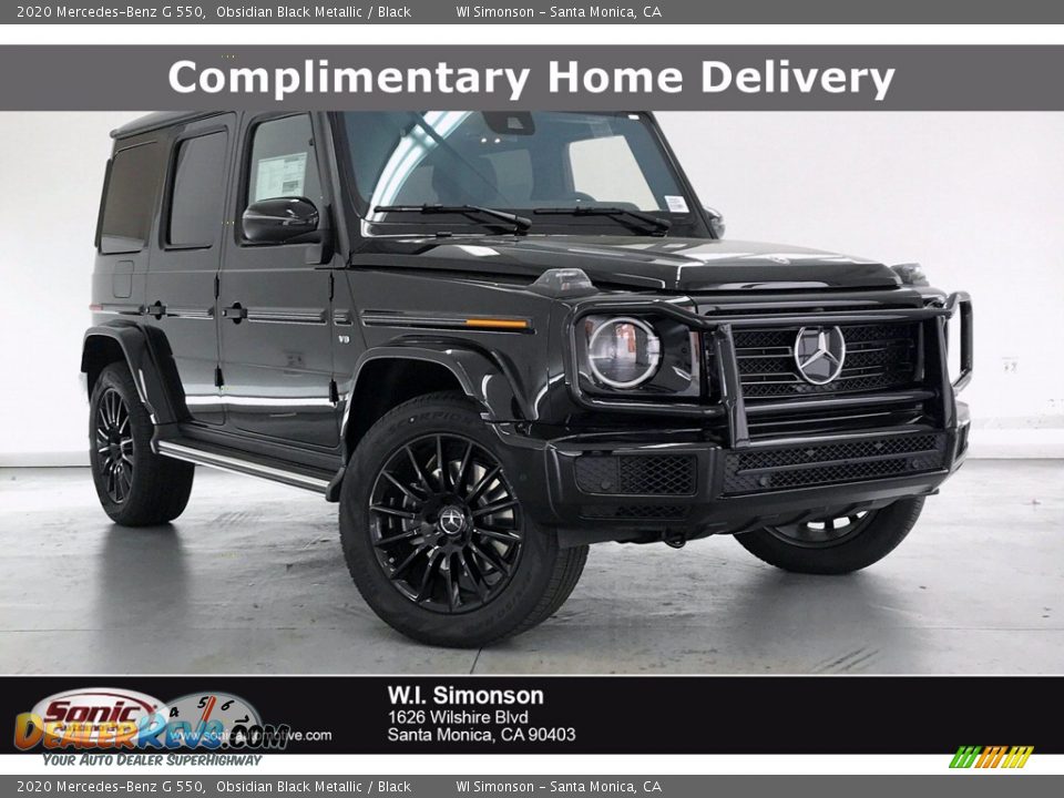 2020 Mercedes-Benz G 550 Obsidian Black Metallic / Black Photo #1