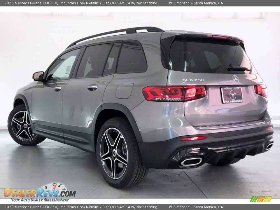 2020 Mercedes-Benz GLB 250 Mountain Grey Metallic / Black/DINAMICA w/Red Stitching Photo #2