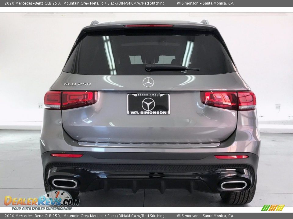 2020 Mercedes-Benz GLB 250 Mountain Grey Metallic / Black/DINAMICA w/Red Stitching Photo #3
