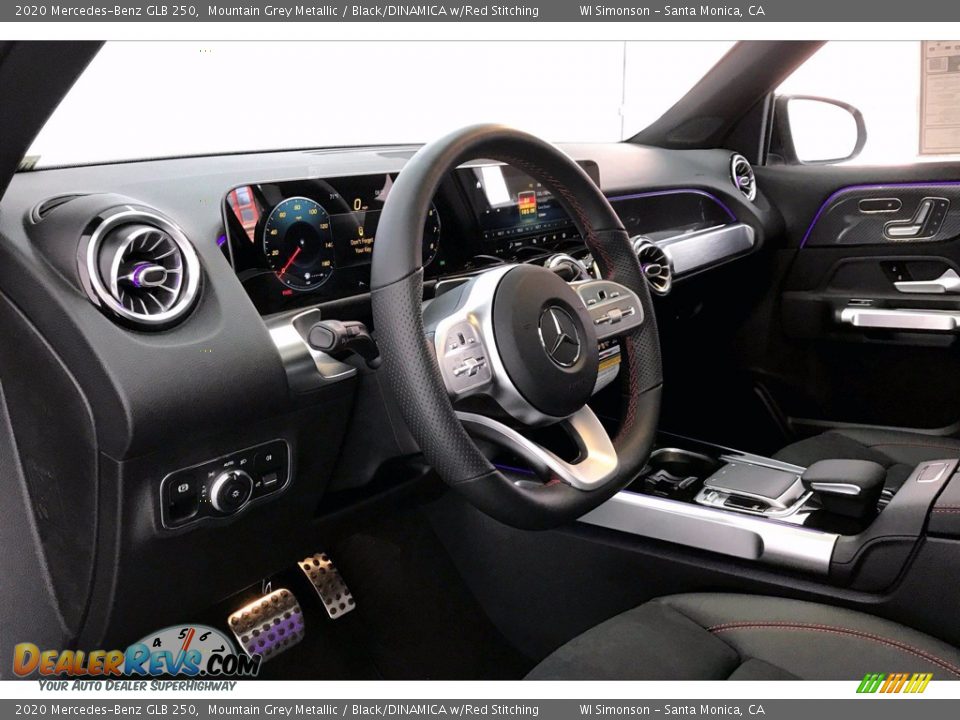 2020 Mercedes-Benz GLB 250 Mountain Grey Metallic / Black/DINAMICA w/Red Stitching Photo #4