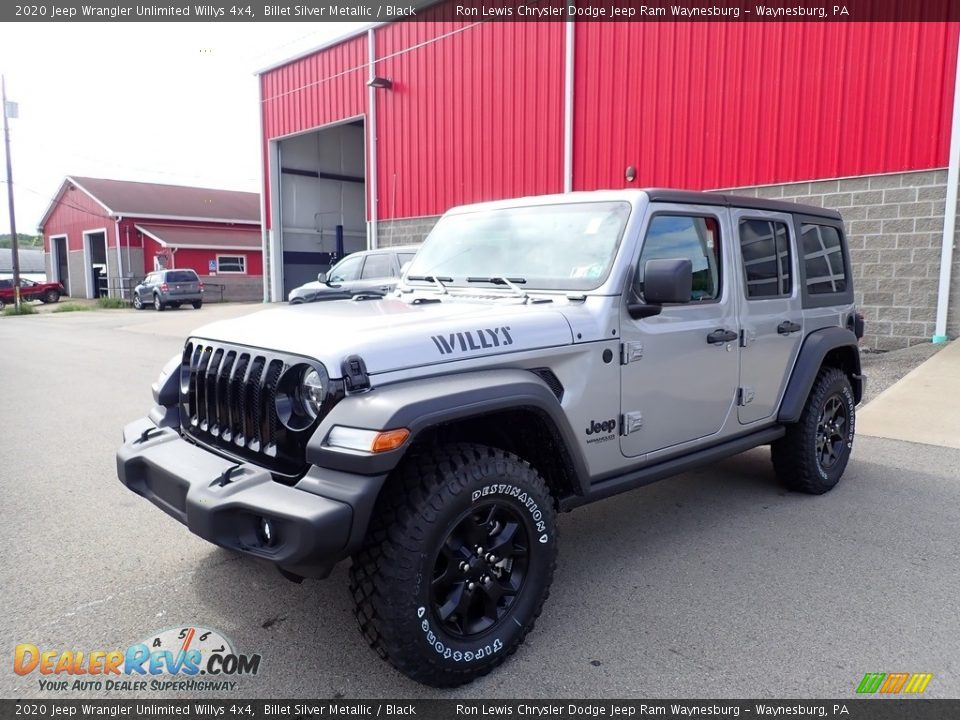2020 Jeep Wrangler Unlimited Willys 4x4 Billet Silver Metallic / Black Photo #1