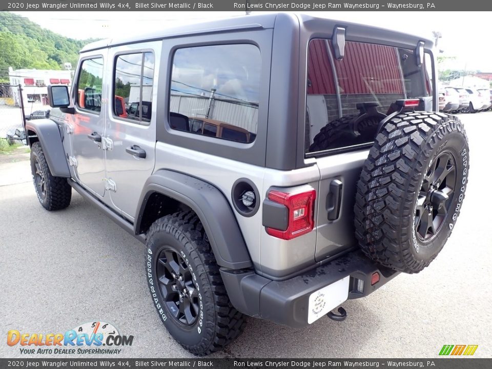 2020 Jeep Wrangler Unlimited Willys 4x4 Billet Silver Metallic / Black Photo #3