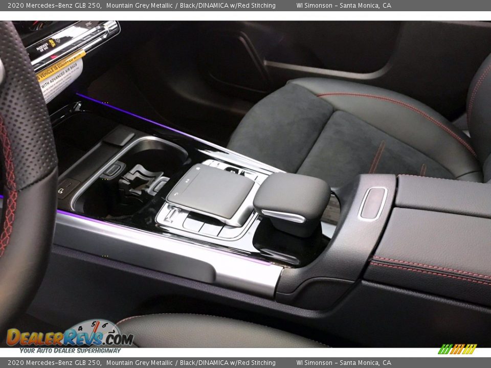 2020 Mercedes-Benz GLB 250 Mountain Grey Metallic / Black/DINAMICA w/Red Stitching Photo #7