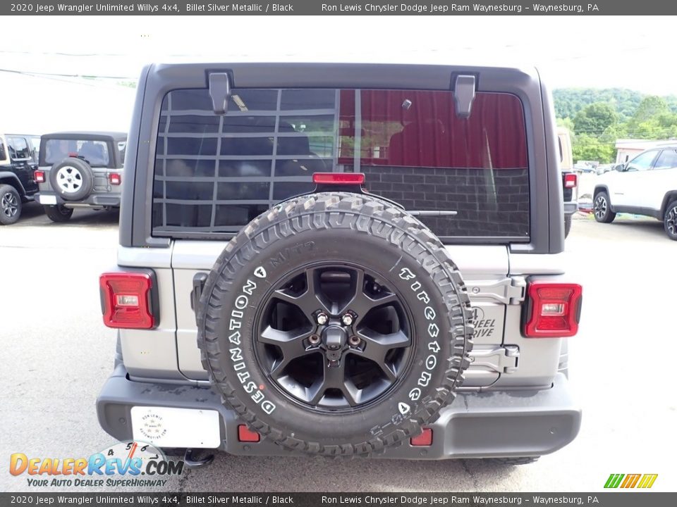 2020 Jeep Wrangler Unlimited Willys 4x4 Billet Silver Metallic / Black Photo #4