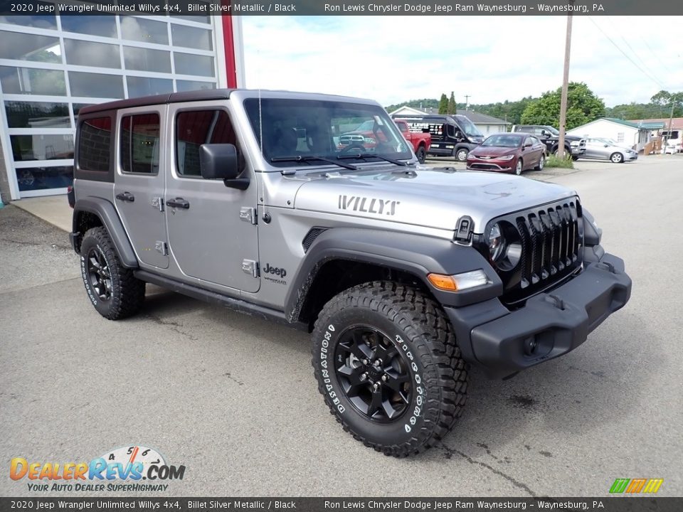 2020 Jeep Wrangler Unlimited Willys 4x4 Billet Silver Metallic / Black Photo #7