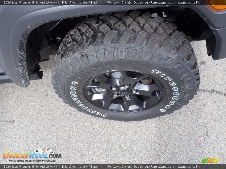 2020 Jeep Wrangler Unlimited Willys 4x4 Billet Silver Metallic / Black Photo #8