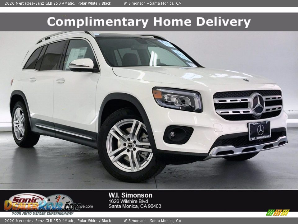 2020 Mercedes-Benz GLB 250 4Matic Polar White / Black Photo #1
