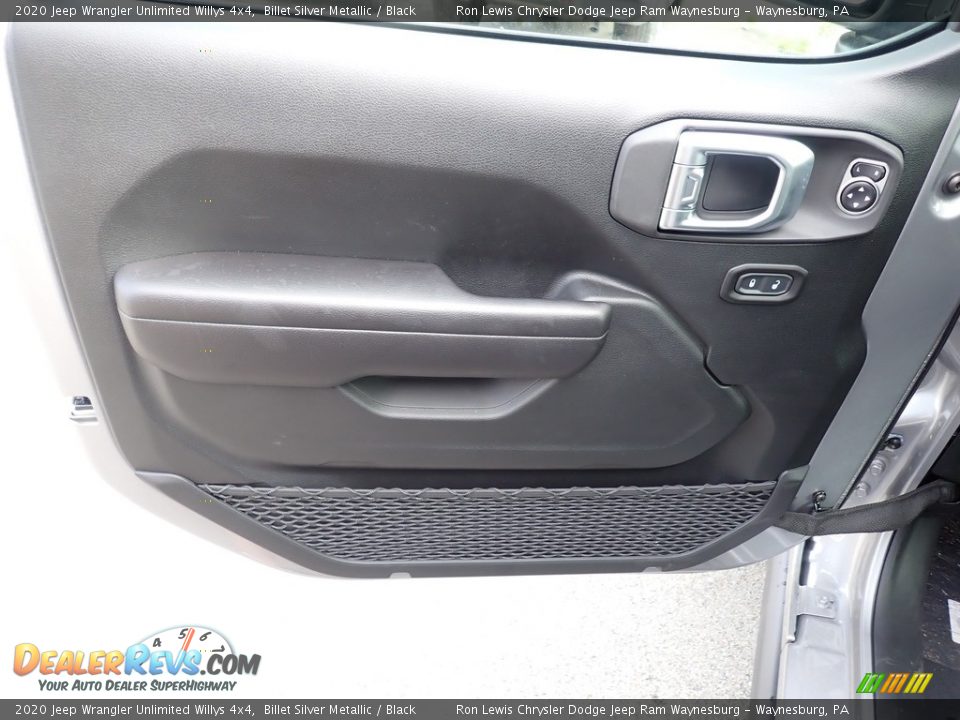 2020 Jeep Wrangler Unlimited Willys 4x4 Billet Silver Metallic / Black Photo #13