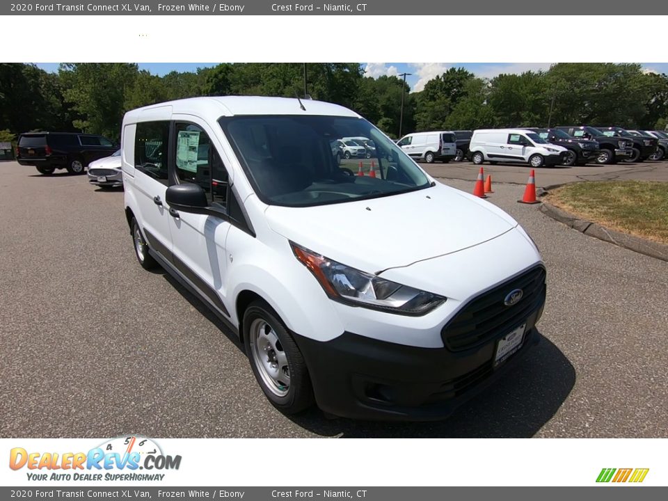 2020 Ford Transit Connect XL Van Frozen White / Ebony Photo #1