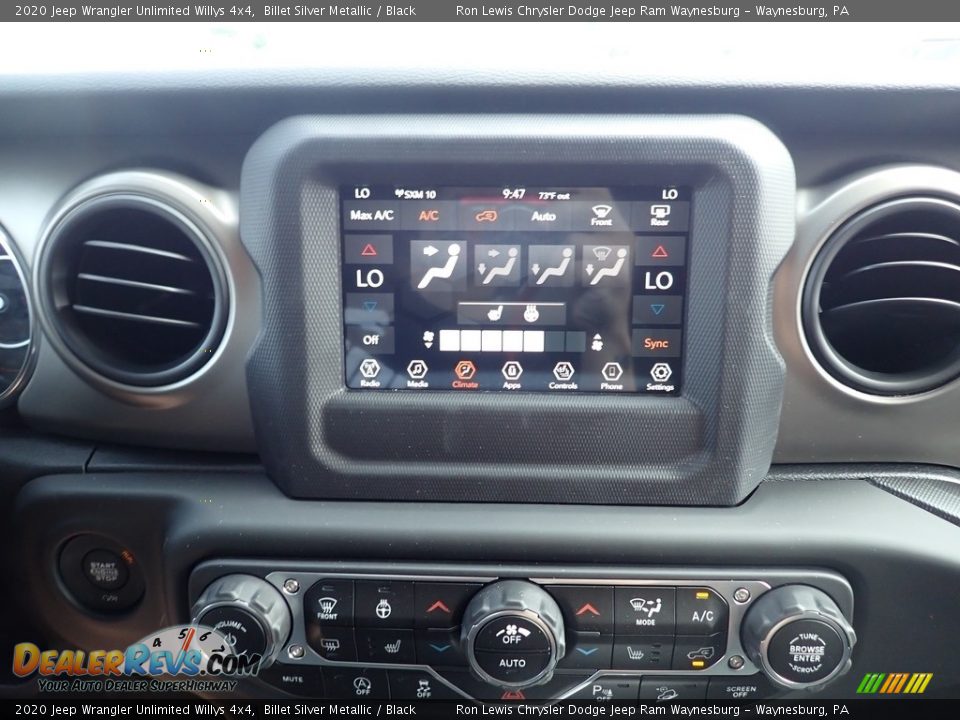 2020 Jeep Wrangler Unlimited Willys 4x4 Billet Silver Metallic / Black Photo #15