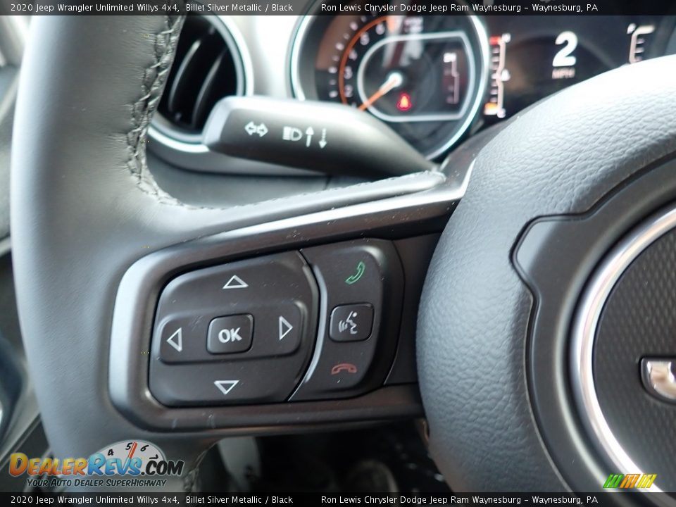2020 Jeep Wrangler Unlimited Willys 4x4 Billet Silver Metallic / Black Photo #18