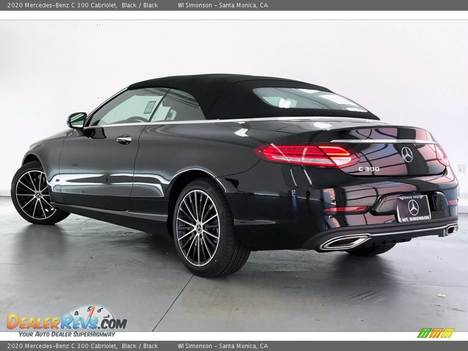 2020 Mercedes-Benz C 300 Cabriolet Black / Black Photo #2