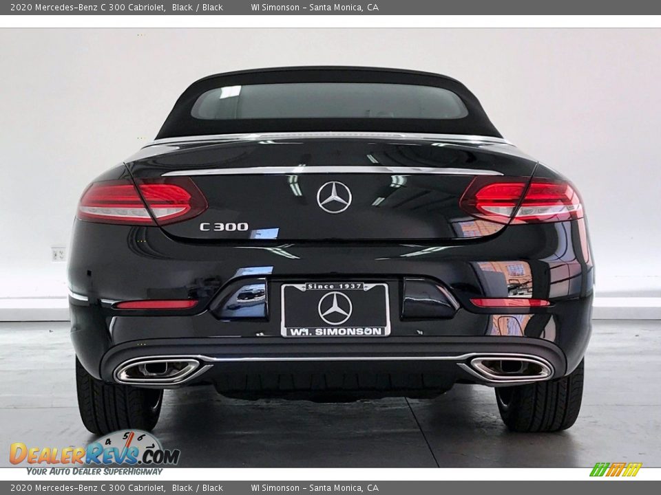 2020 Mercedes-Benz C 300 Cabriolet Black / Black Photo #3