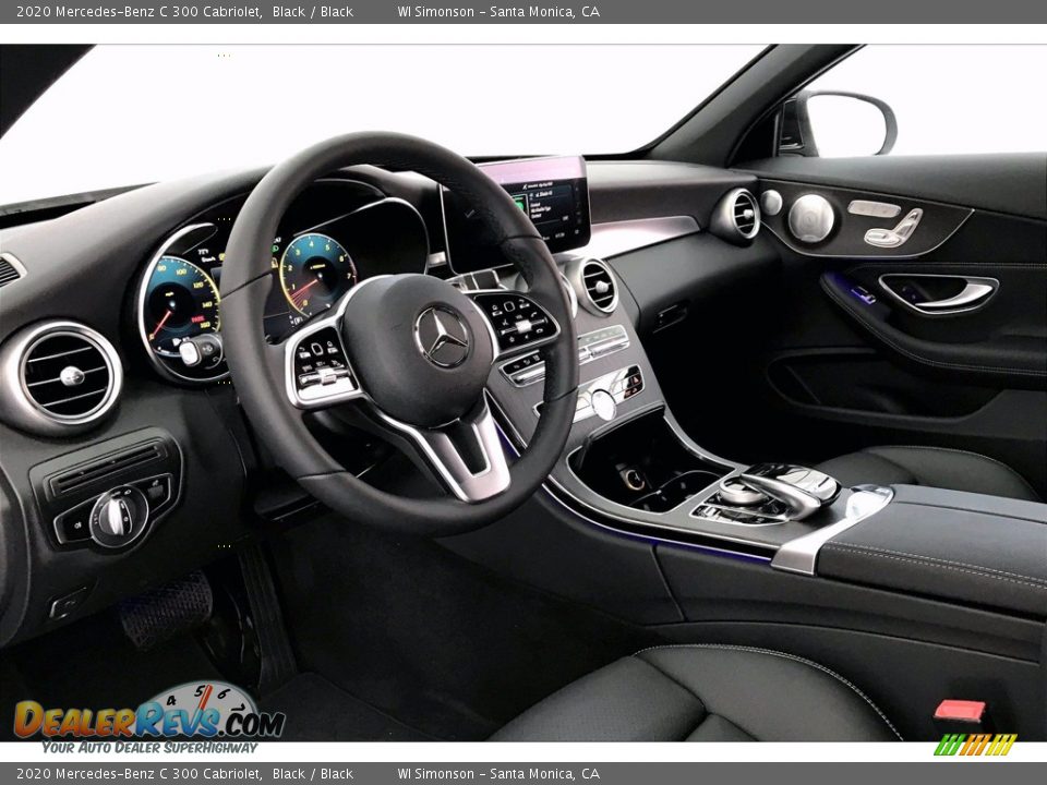 2020 Mercedes-Benz C 300 Cabriolet Black / Black Photo #4