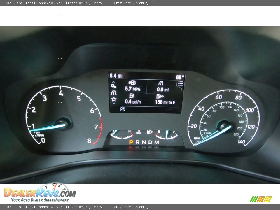 2020 Ford Transit Connect XL Van Frozen White / Ebony Photo #13