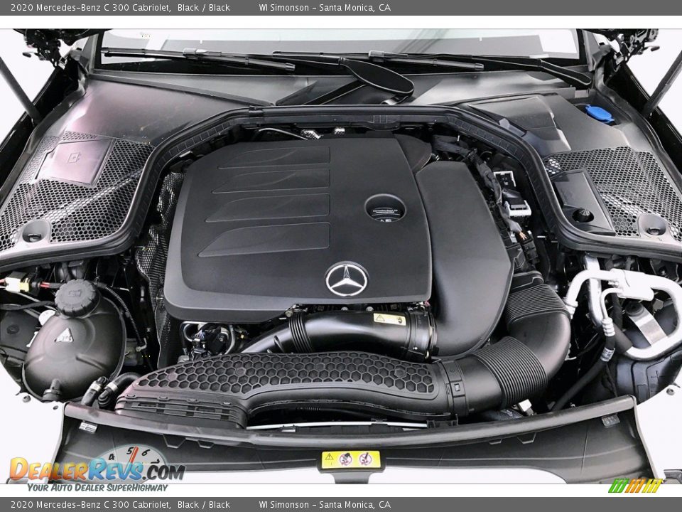 2020 Mercedes-Benz C 300 Cabriolet Black / Black Photo #8