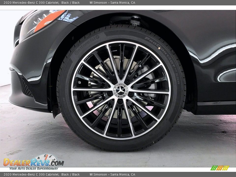 2020 Mercedes-Benz C 300 Cabriolet Black / Black Photo #9