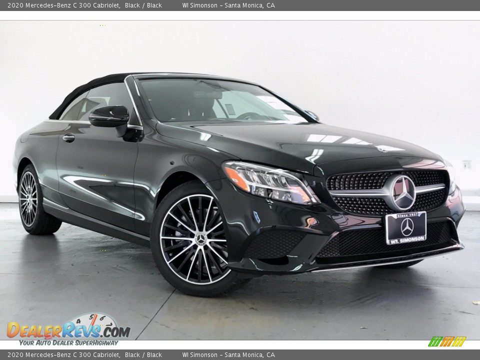 2020 Mercedes-Benz C 300 Cabriolet Black / Black Photo #12